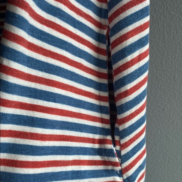 Striped Sleeveless Top in Red and Blue - Picture 5 of 6